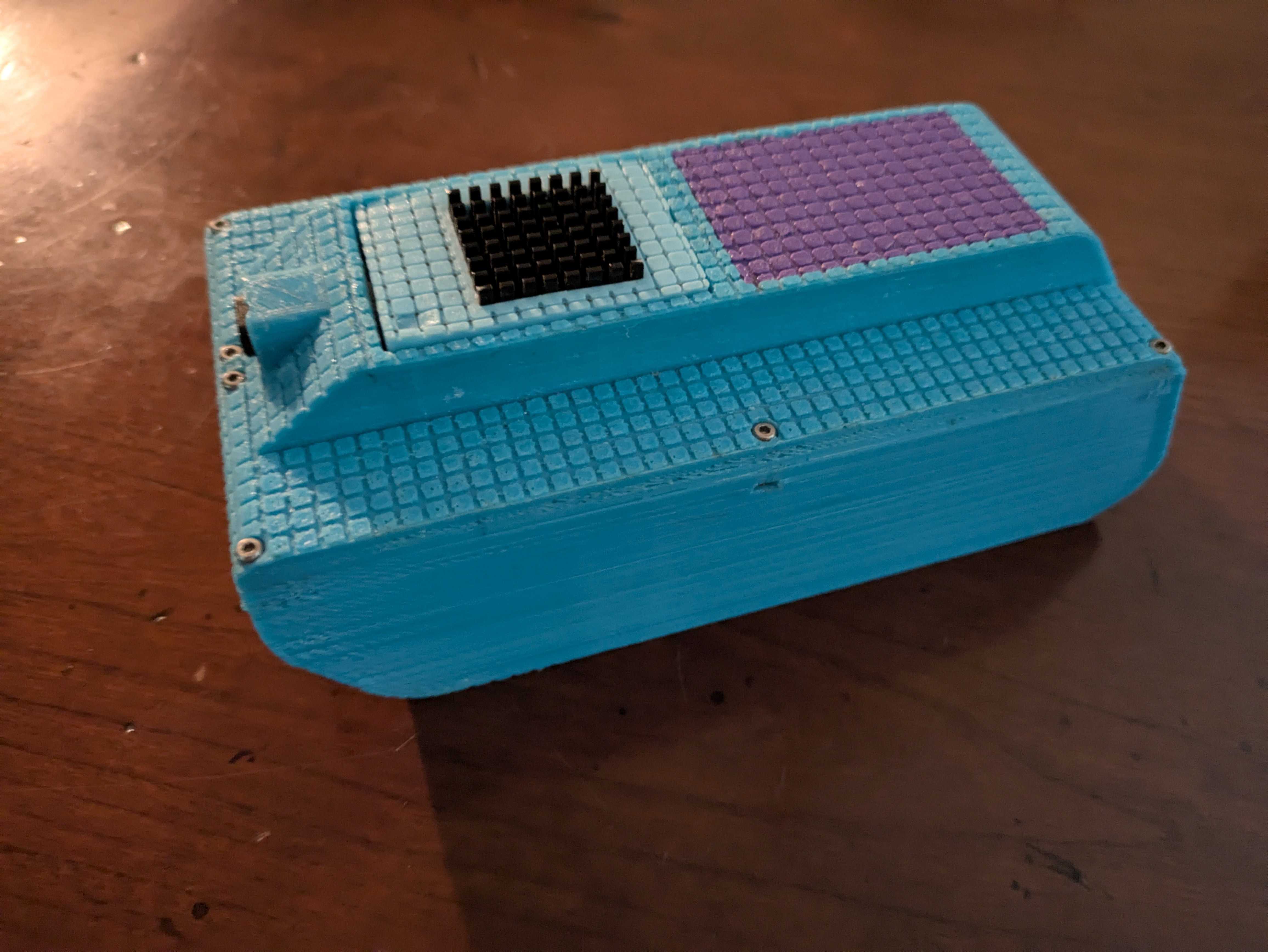 a tank-like 3D printed battery pack